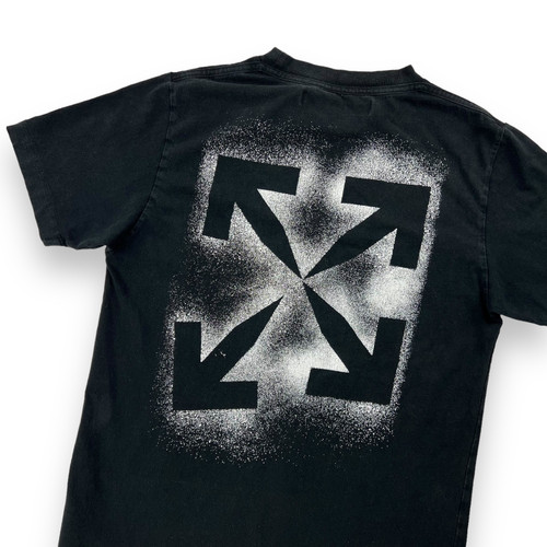 Off-White Stencil Arrows Black T Shirt - Oliver's Archive