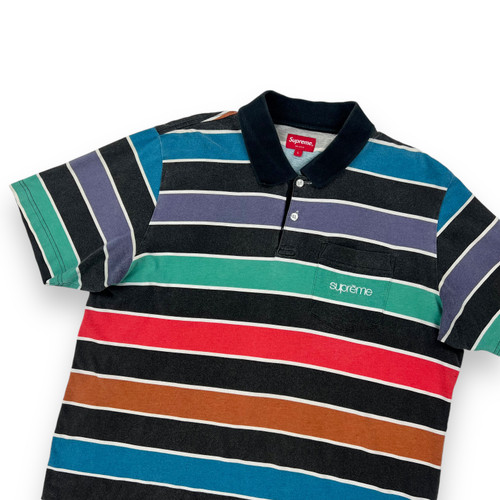Supreme Striped Polo Shirt - Oliver's Archive