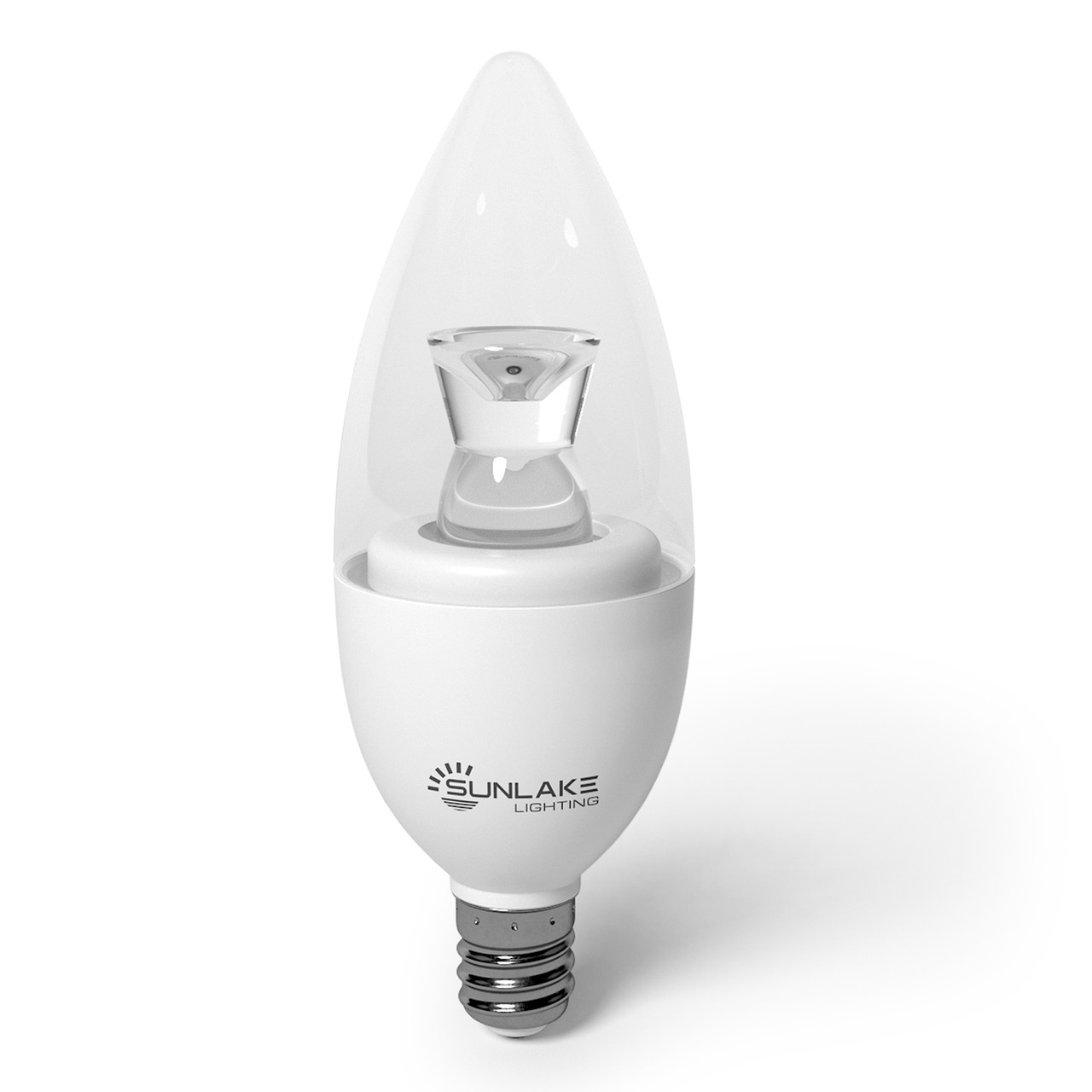 4-PACK 4W 40W Equal Dimmable LED Light Bulb B11 Candelabra Base 2700K Warm White 