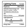 SunLake Lighting Standard LED Lamp bulb A19 100 watt replacement E26 screw base single bulb image 2700K