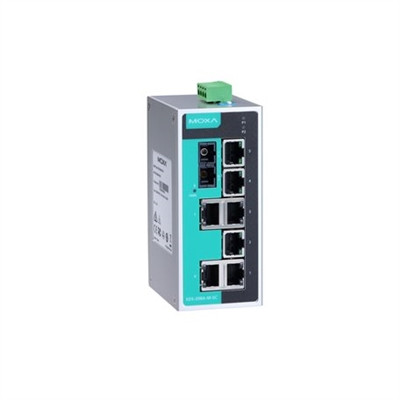 Moxa EDS-208A-S-SC-T Unmanaged Ethernet Switch