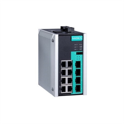 Moxa EDS-G512E-4GSFP 12-port full Gigabit managed Ethernet switch