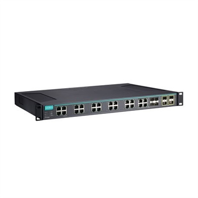 Moxa ICS-G7828A-4XG-HV-HV-T Layer 3 full Gigabit managed Ethernet switch