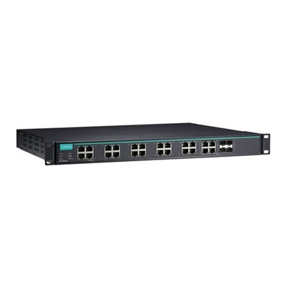 Moxa IKS-G6524A-8GSFP-4GTXSFP-HV-HV-T Layer 2 full Gigabit managed Ethernet switch