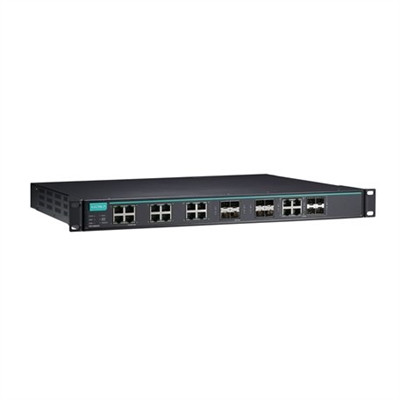 Moxa IKS-G6824A-8GSFP-4GTXSFP-HV-HV-T Layer 3 full Gigabit managed Ethernet switch