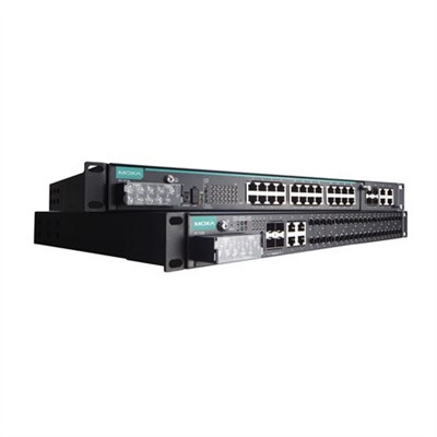Moxa PT-7528 Series Layer 2 managed rackmount Ethernet switches