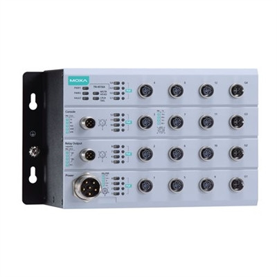Moxa TN-4516A-12PoE-4GPoE-WV-T EN 50155 Switch