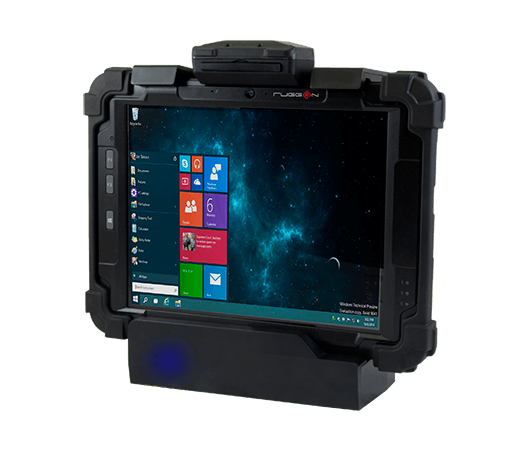 RuggON Blaxtone PM-522 Fully Rugged Tablet offers snap-on modules for data capture