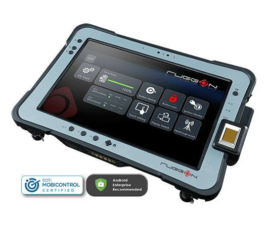 RuggON SOL PA501 10.1” Fully Rugged Tablet with optional fingerprint reader