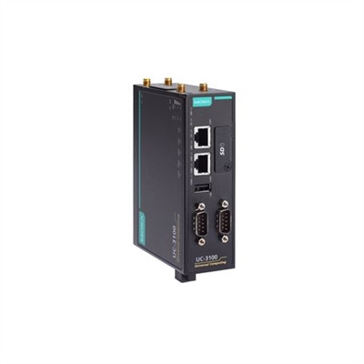 Moxa UC-3111-T-US-LX Arm-based wireless-enabled DIN-rail industrial computer