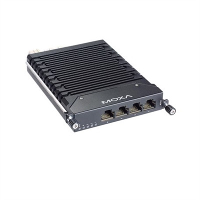 Moxa LM-7000H-4TX Ethernet and PoE+ module