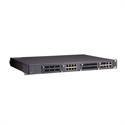 Moxa PT-7828-F-24-24 IEC 61850-3 Layer 3 modular managed rackmount Ethernet switch system