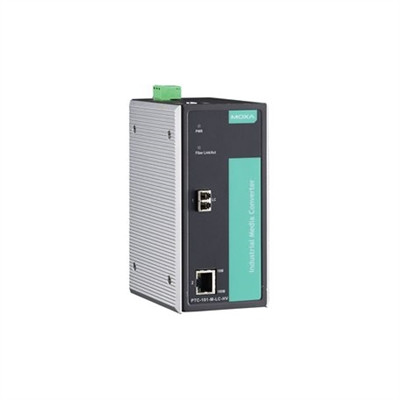 Moxa PTC-101-M-LC-HV Ethernet-to-Fiber Media Converter
