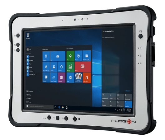 RuggON Rextorm PX-501 10.1”Fully Rugged Tablet, IP65, MIL-STD-810G, 5 feet drop resistance