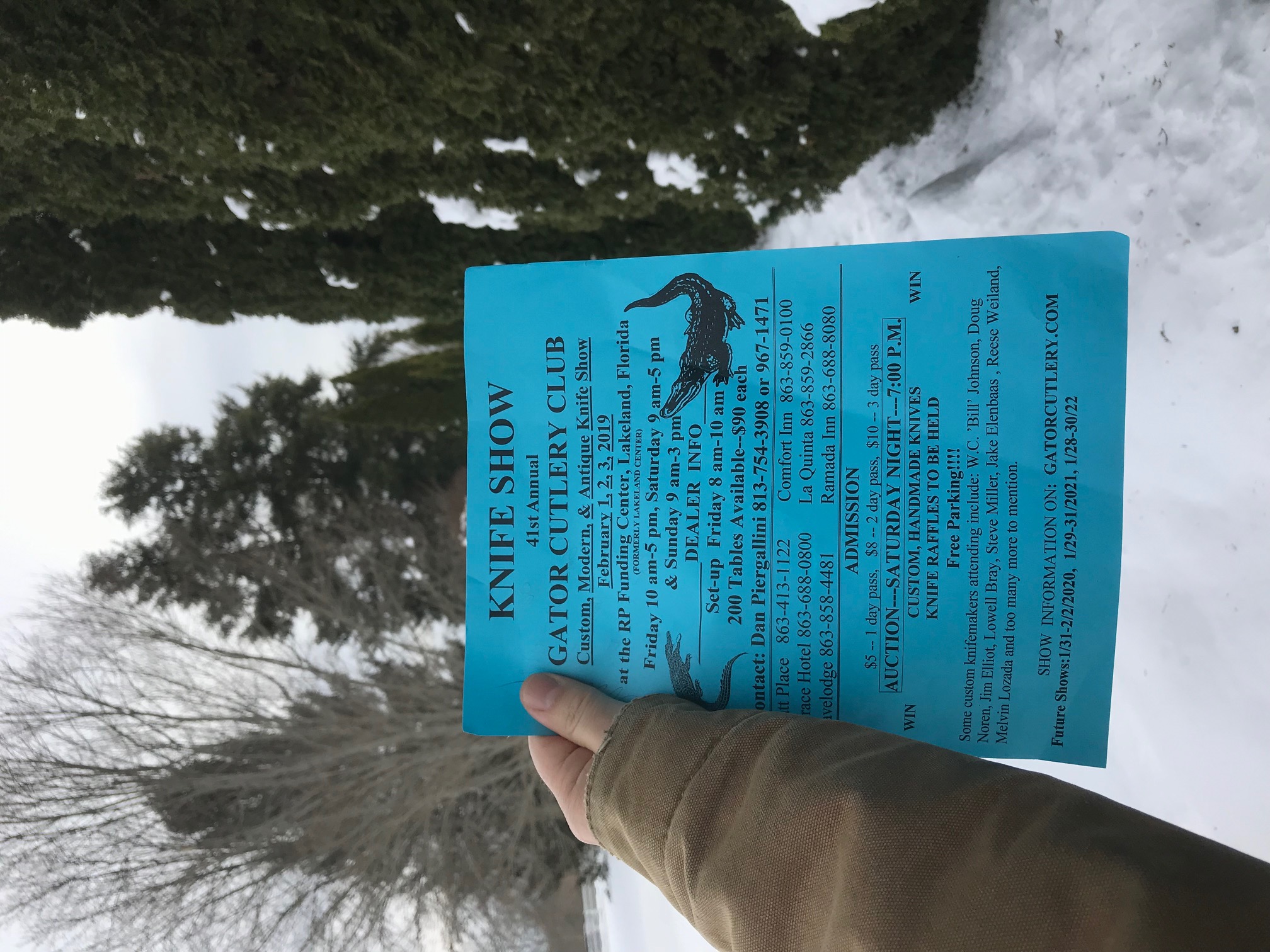 Preparing for Gator Cutlery Club 2019 Gillian Knives