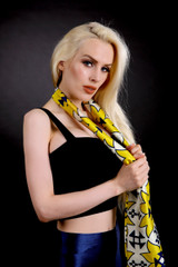 Roxy Cox - Yellow Scarf - 48 Images