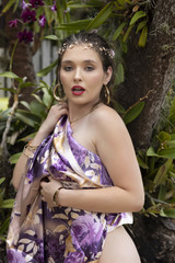 Carissa Nude with the Orchids - 90 Images