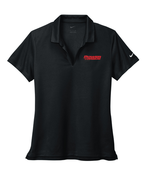 Power Torque (Red) Ladies Nike Dri-Fit Micro Pique Polo Shirt, S-2XL