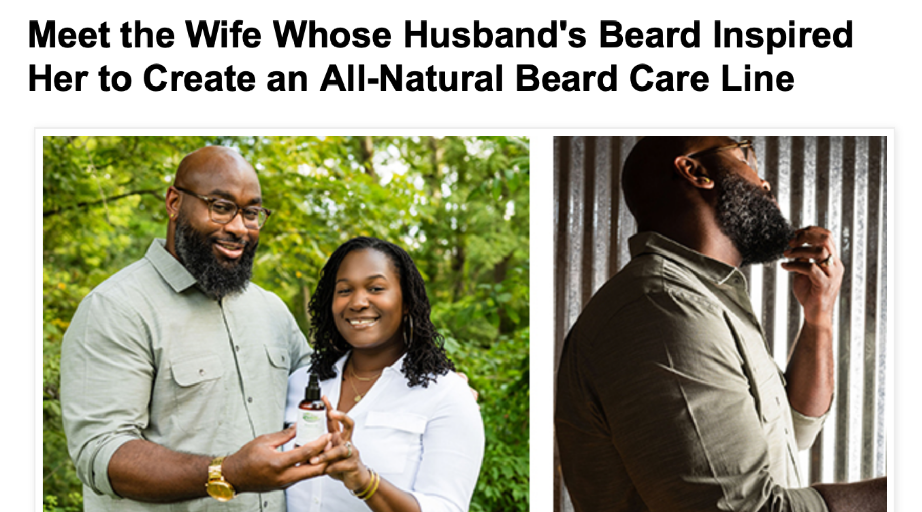 Eva Jenae Naturals All Natural Beard Care Products