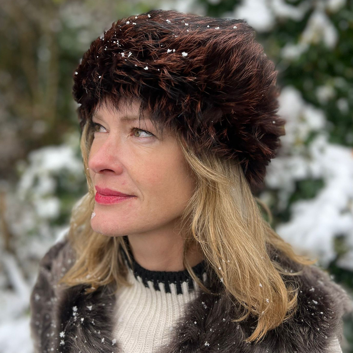 Brown Fox Fur Band main image 1