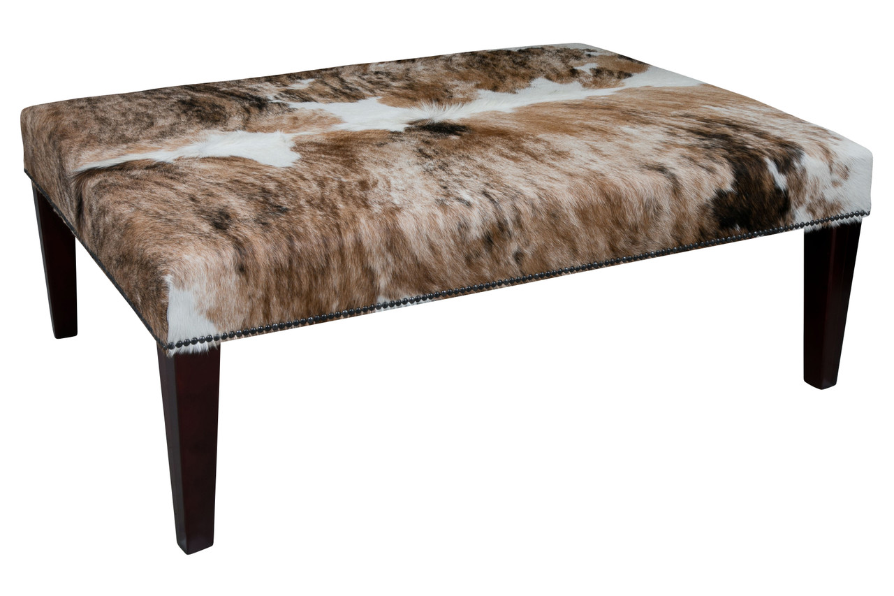 4ft x 3ft Cowhide Footstool / Ottoman FST109 City Cows