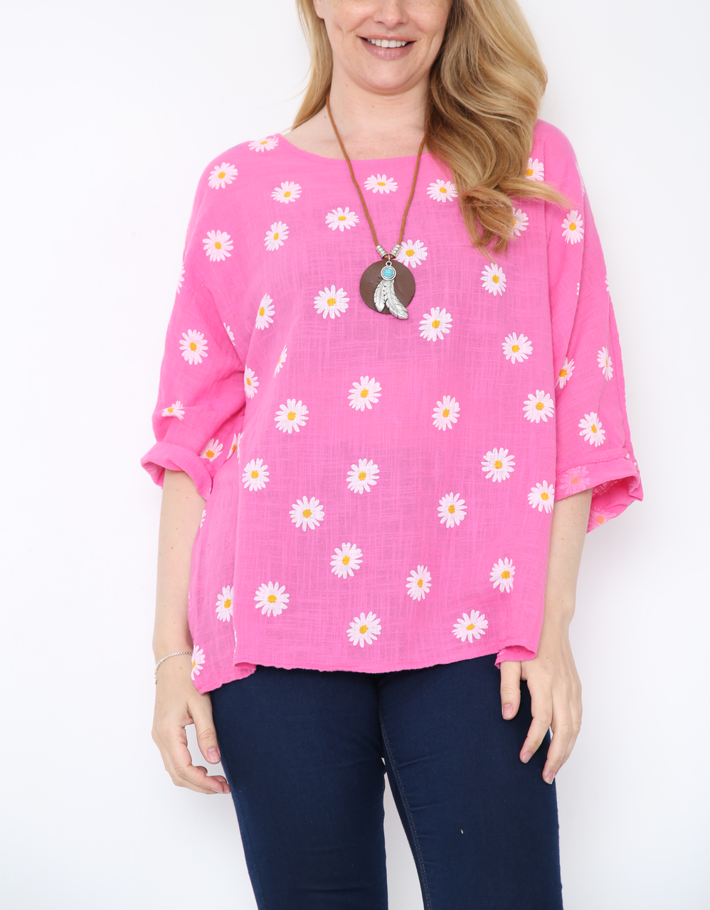 linen daisy top