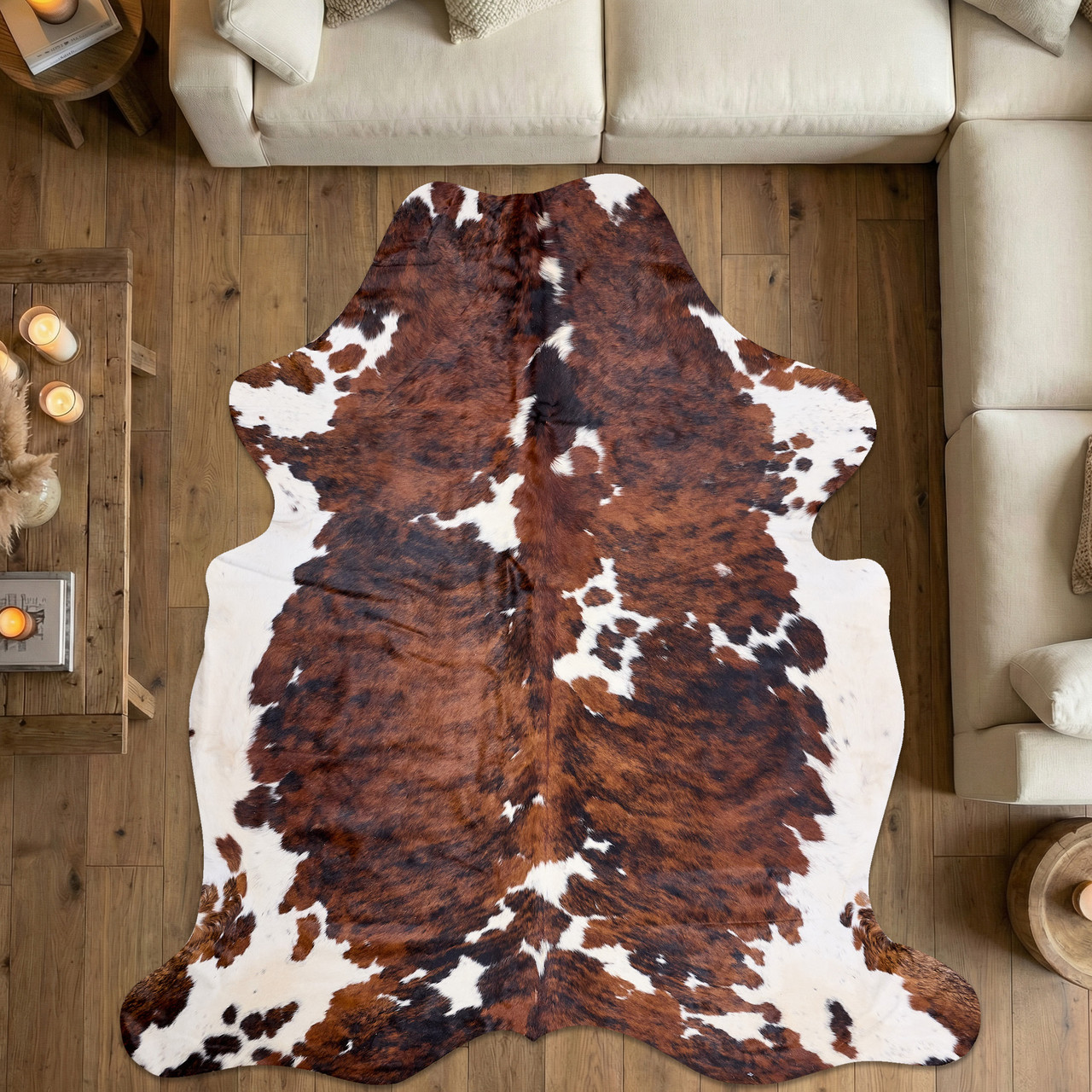 Cb2 Cowhide Rug Cowhide Rug FEB26-074 (210cm x 210cm) - City Cows