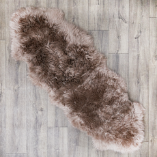Taupe Double Sheepskin Rug
