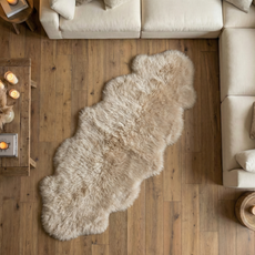 Oyster Double Sheepskin Rug - SDOYSTER