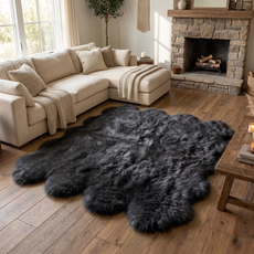 Slate Octo Sheepskin Rug - OCTOSLATE