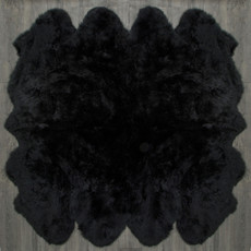 Black Octo Sheepskin Rug
