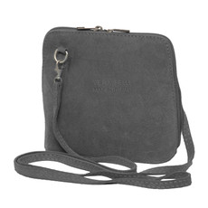 Suede Sholder Bag in Light Grey PB003S City Cows