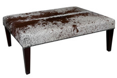 Cowhide Footstool / Ottoman