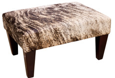 2ft x 1.5ft Cowhide Footstool / Ottoman FST031-21 2ft x 1.5ft Cowhide Footstool / Ottoman FST031-21