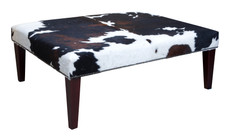 4ft x 3ft Cowhide Footstool / Ottoman FST058-21