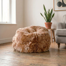 Sheepskin Beanbag - Light Brown