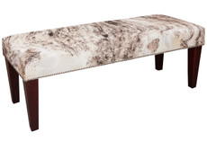 4ft x 1.5ft Cowhide Footstool / Ottoman FST24-008