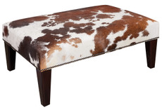 3ft x 2ft Cowhide Footstool / Ottoman FST24-021