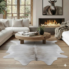 Cowhide Rug JAN25-058 (240cm x 210cm)