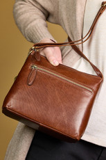  Brown Leather Crossbody Bag