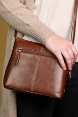  Brown Leather Crossbody Bag