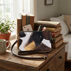  Cowhide Shoulder Bag DRB26-001 (15cm x 23cm)