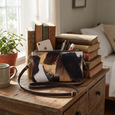  Cowhide Shoulder Bag DRB26-003 (15cm x 23cm)