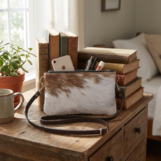 Cowhide Shoulder Bag DRB26-008 (15cm x 23cm)