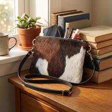 Large Cowhide Shoulder Bag LDRB026-004 (19cm x 23cm)