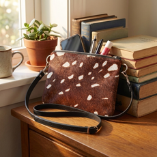 Large Cowhide Shoulder Bag LDRB026-007 (19cm x 23cm)