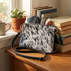 Large Cowhide Shoulder Bag LDRB026-008 (19cm x 23cm)