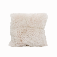 FOUR  Large Oyster Sheepskin Cushions - DEAL