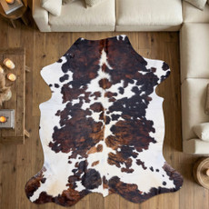 Cowhide Rug FEB26-046 (210cm x 210cm)