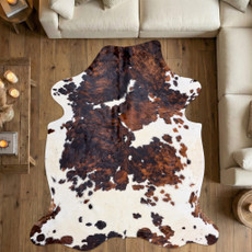 Cowhide Rug FEB26-070 (200cm x 190cm)